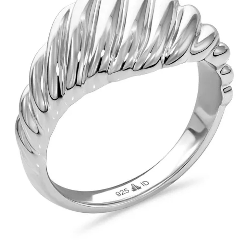Devata Rope Ring Sterling Silver size 6 - Picture 3 of 8